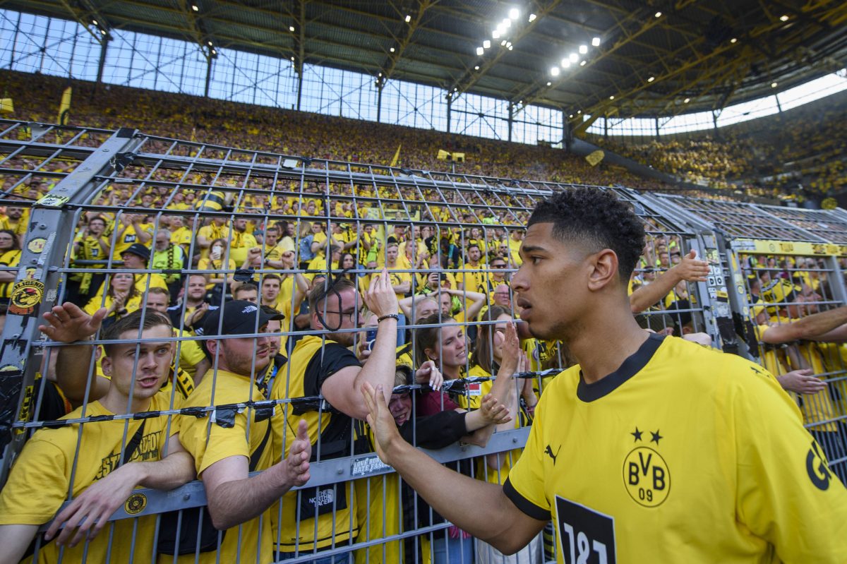 Borussia Dortmund: Jude Bellingham verabschiedet sich von den Fans.