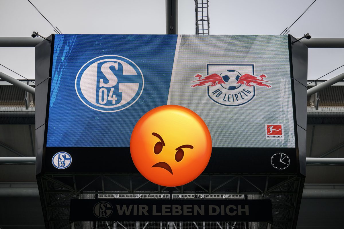 Die Fans sind vor Leipzig - Schalke 04 sauer.