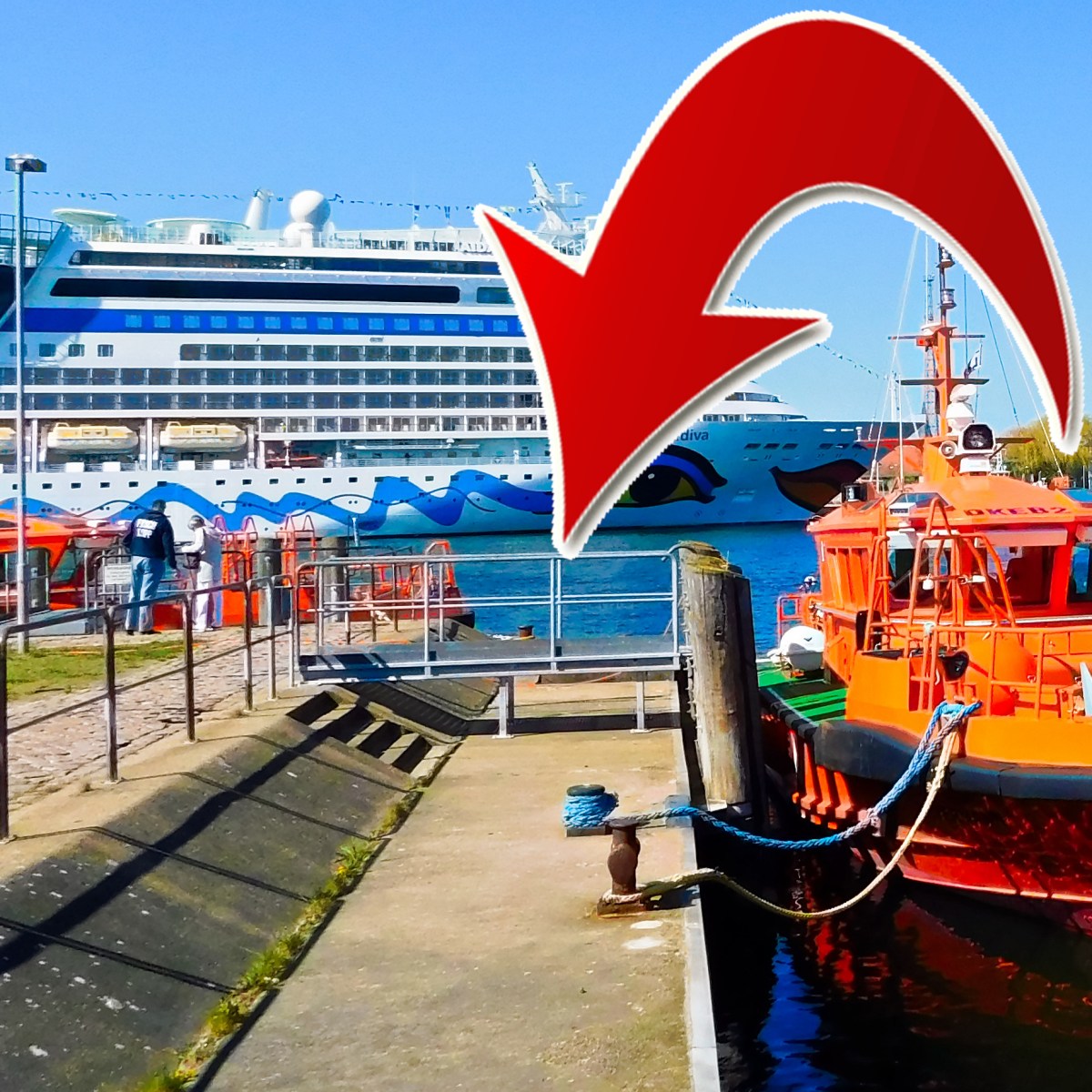 Kreuzfahrt: Aida-Schiff steckt im Hafen fest – plötzlich kippt die Stimmung