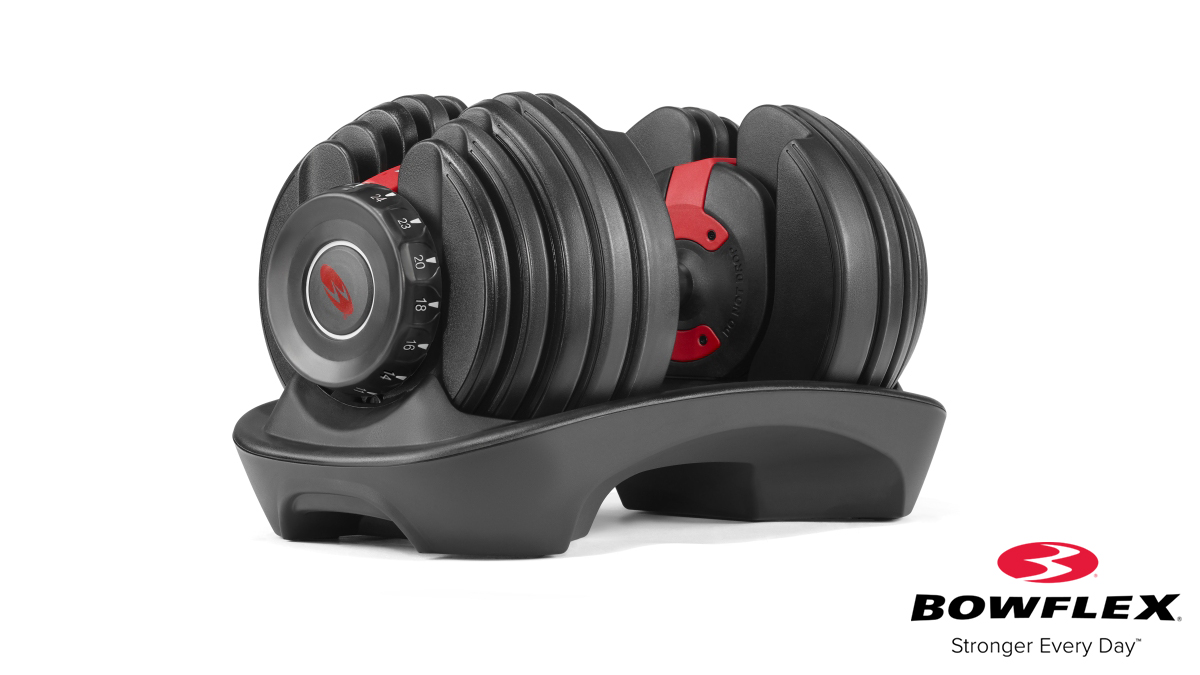 Das Bowflex Hantel-Set ist ein Preis des 2. Bundesliga Tippspiels.