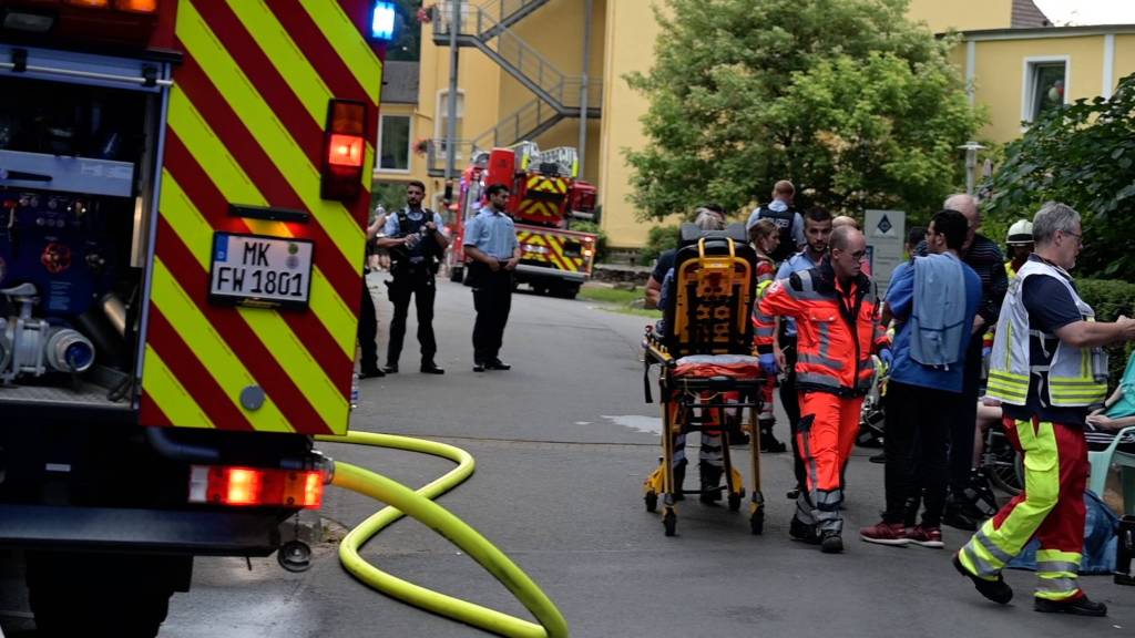 Mysteriöser Rauch am Krankenhaus in Lüdenscheid