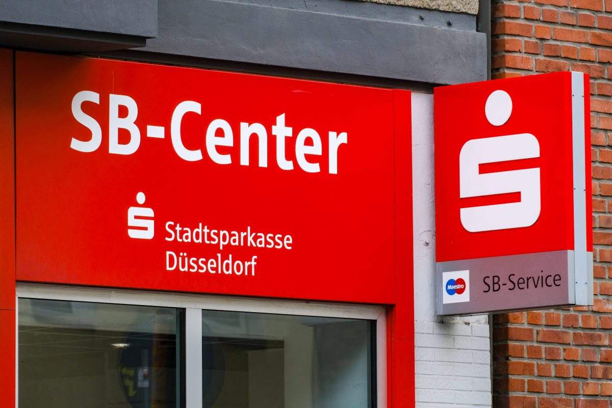 Sparkasse SB-Schild