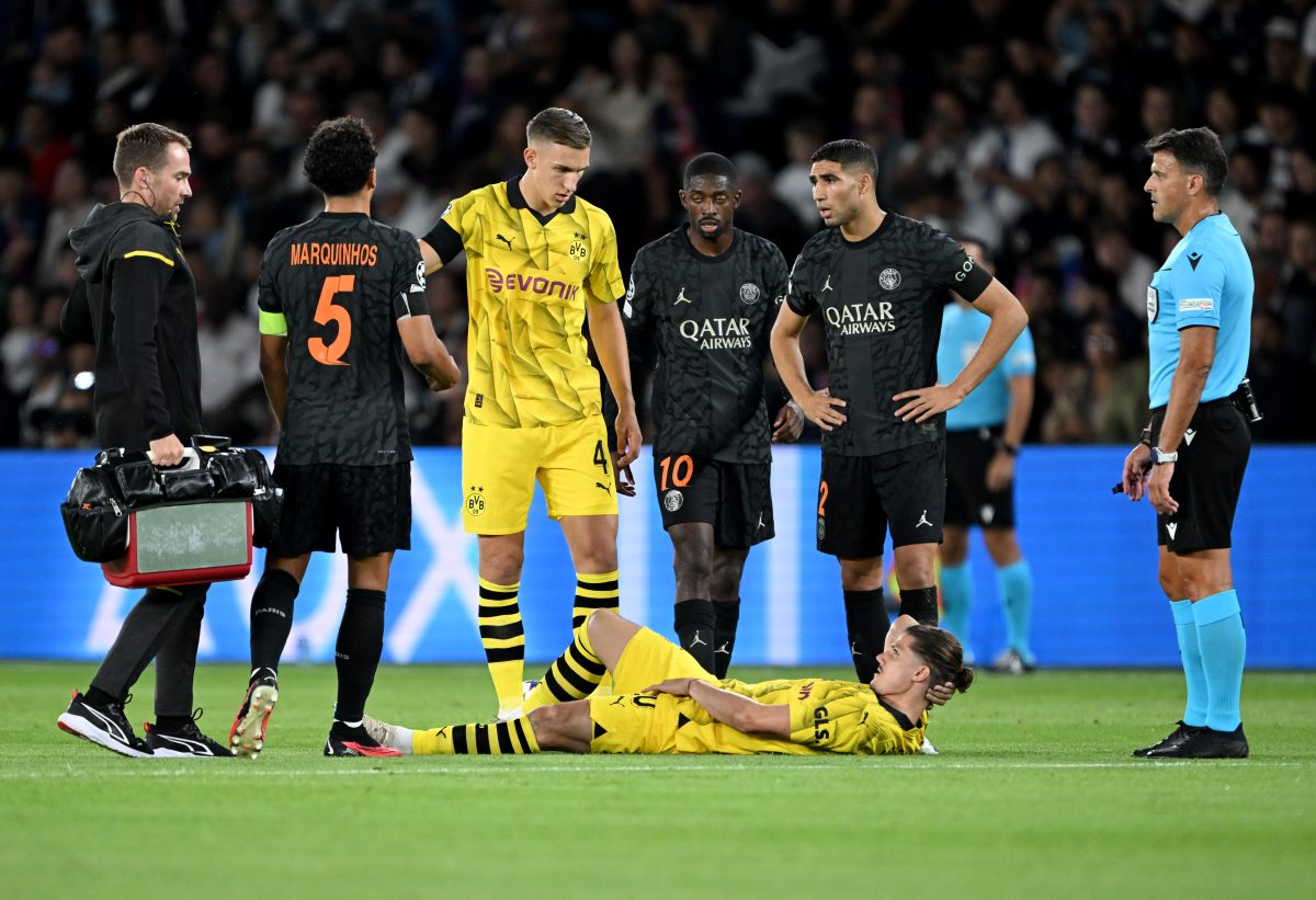Verletzung bei PSG – Borussia Dortmund.