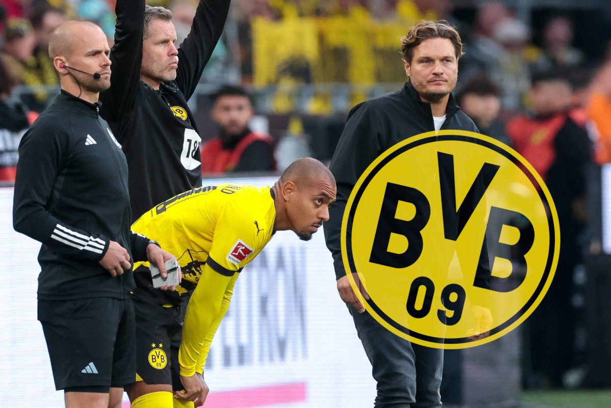Borussia Dortmund jubelt gegen Wolfsburg.