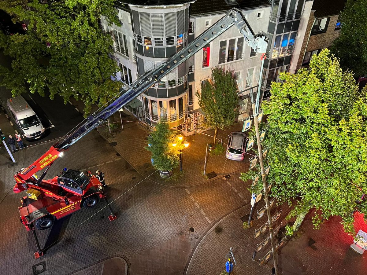In MÃ¼lheim musste ein Maibaum gefÃ¤llt werden.