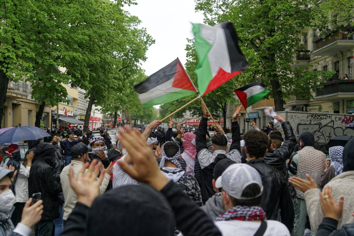 Anti-Israel-Demo der Hamas-Freunde in Berlin.