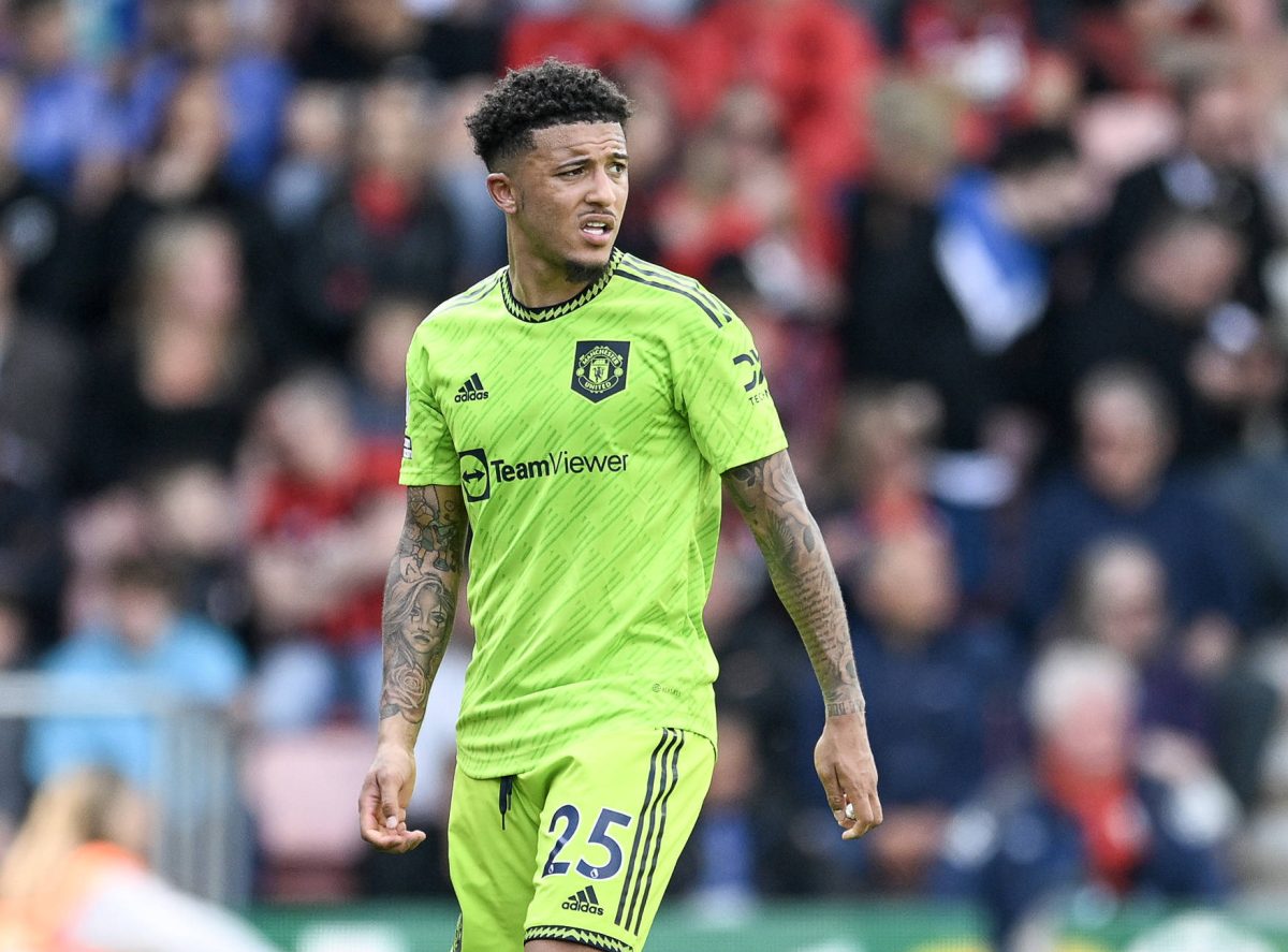 Jadon Sancho bekommt es in Manchester knÃ¼ppeldick zu spÃ¼ren.
