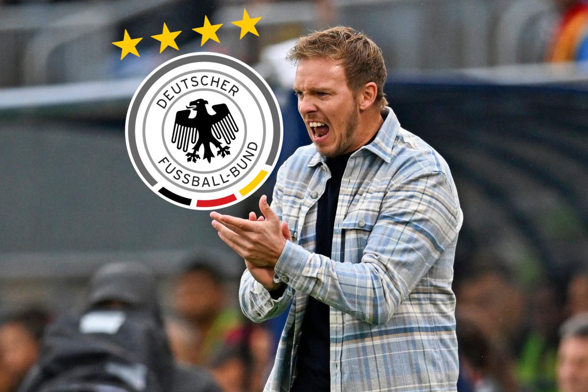 Julian Nagelsmann jubelt Ã¼ber den ersten Erfolg als Nationaltrainer.