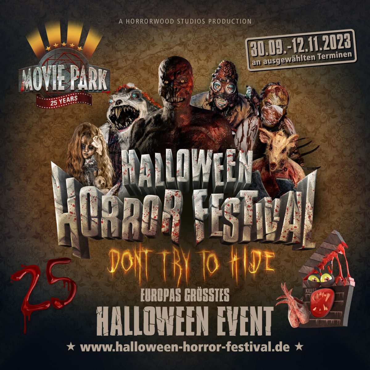 Movie Park veranstaltet Halloween-Horror-Festival. Eine Besucherin aus Holland musste das schmerzlich am eigenen Leib erfahren.