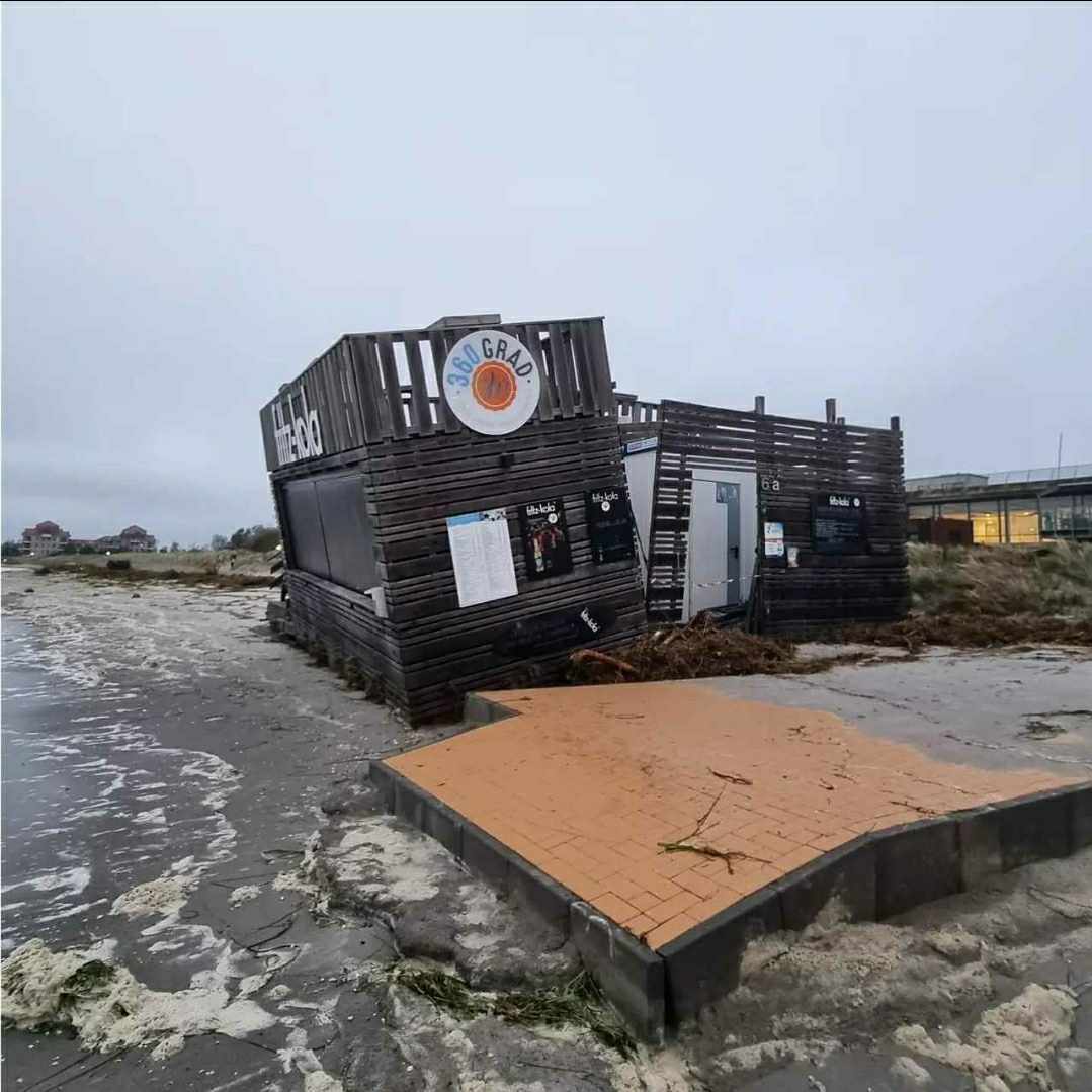 Sturmflut hinterlässt Chaos