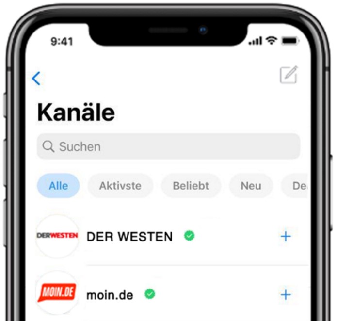 WhatsApp Channel Übersicht