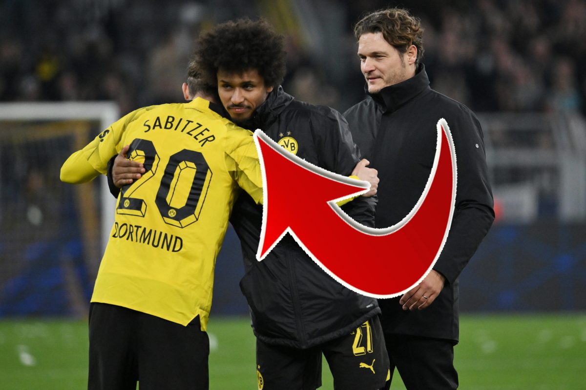 Die Spieler von Borussia Dortmund jubeln.