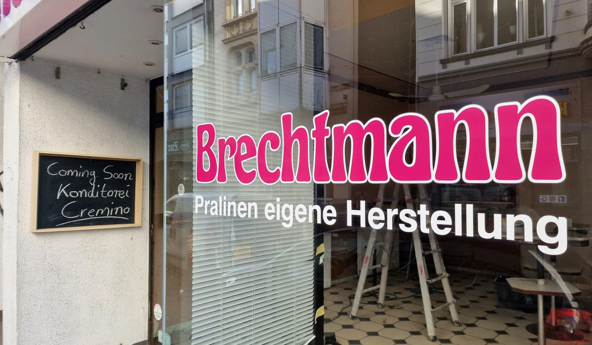 Die Konditorei Brechtmann in Bochum wird ersetzt.