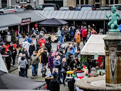 Weihnachtsmarkt Essen Margarethenhöhe, Besucher im letzten Jahr 2022