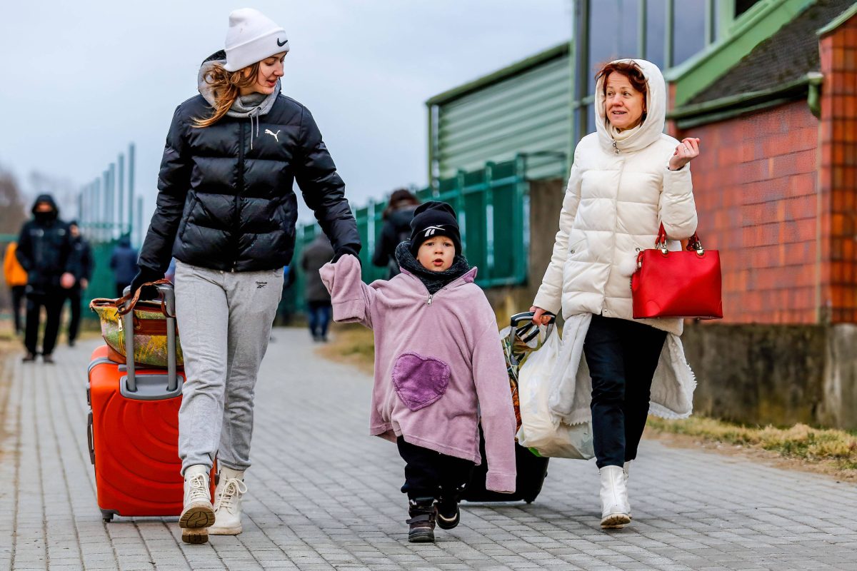 Asyl in Deutschland: Ukrainer auf der Flucht.