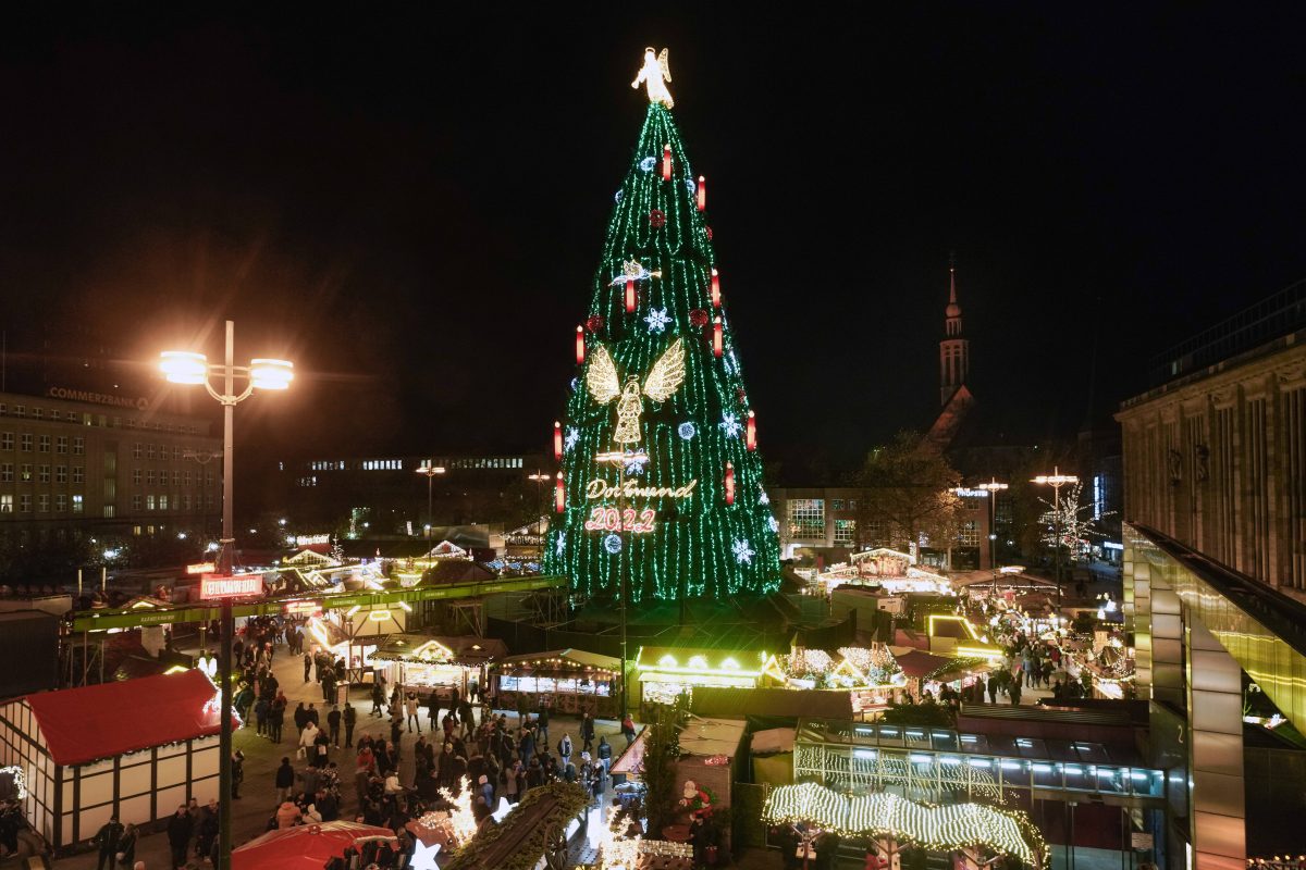 Auf dem Weihnachtsmarkt in Dortmund soll der Engel zurückkehren.