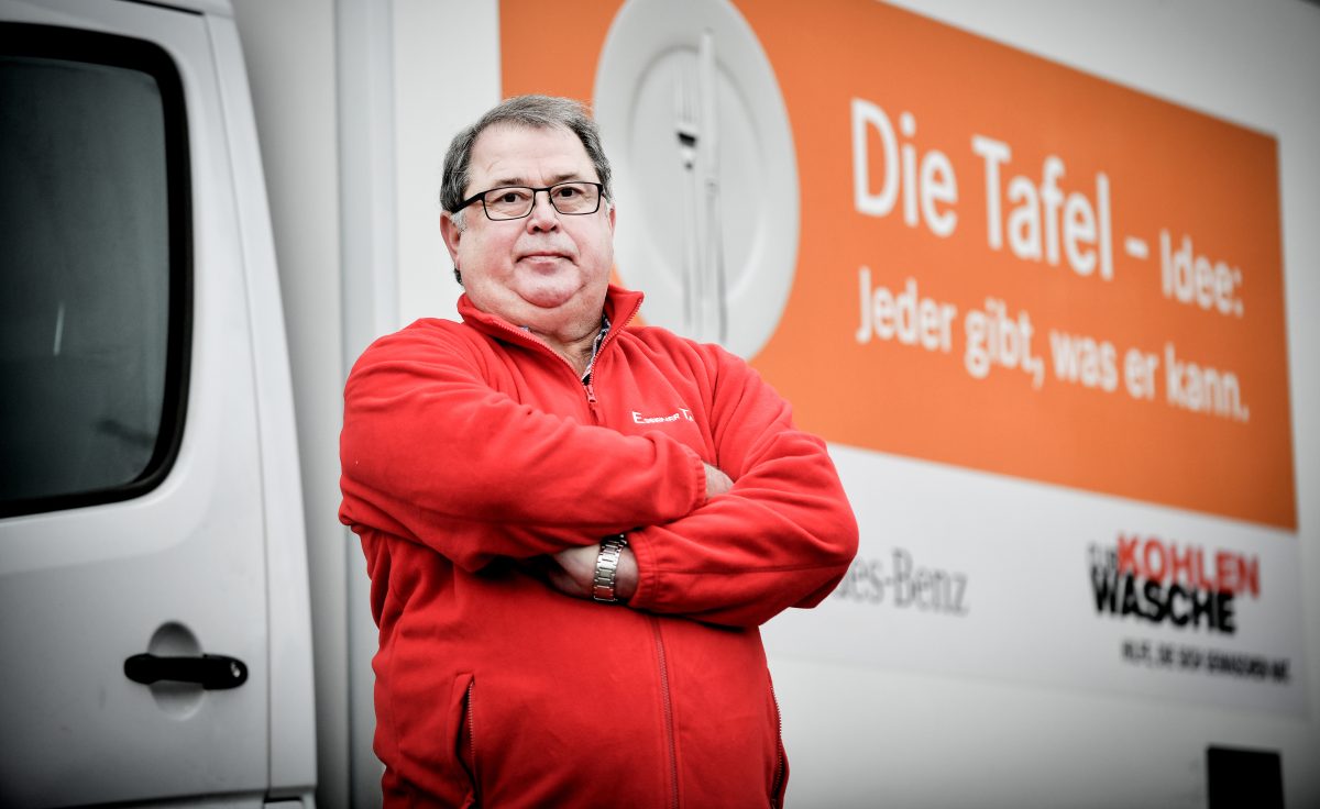 Jörg Sartor, Vorsitzender der Essener Tafel sieht Probleme in der Kommunikation mit bedürftigen Flüchtlingen.