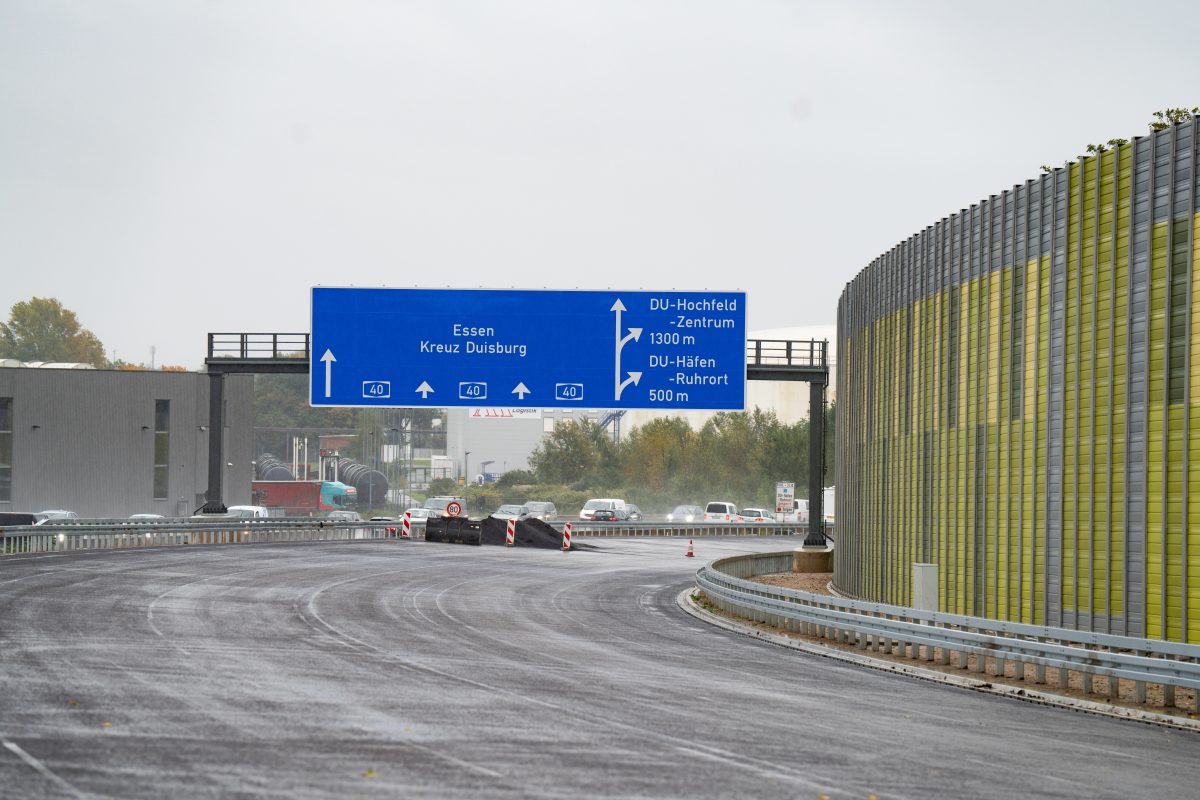 Autobahnkreuz Duisburg A40 wird nun für 3 Tage gesperrt.