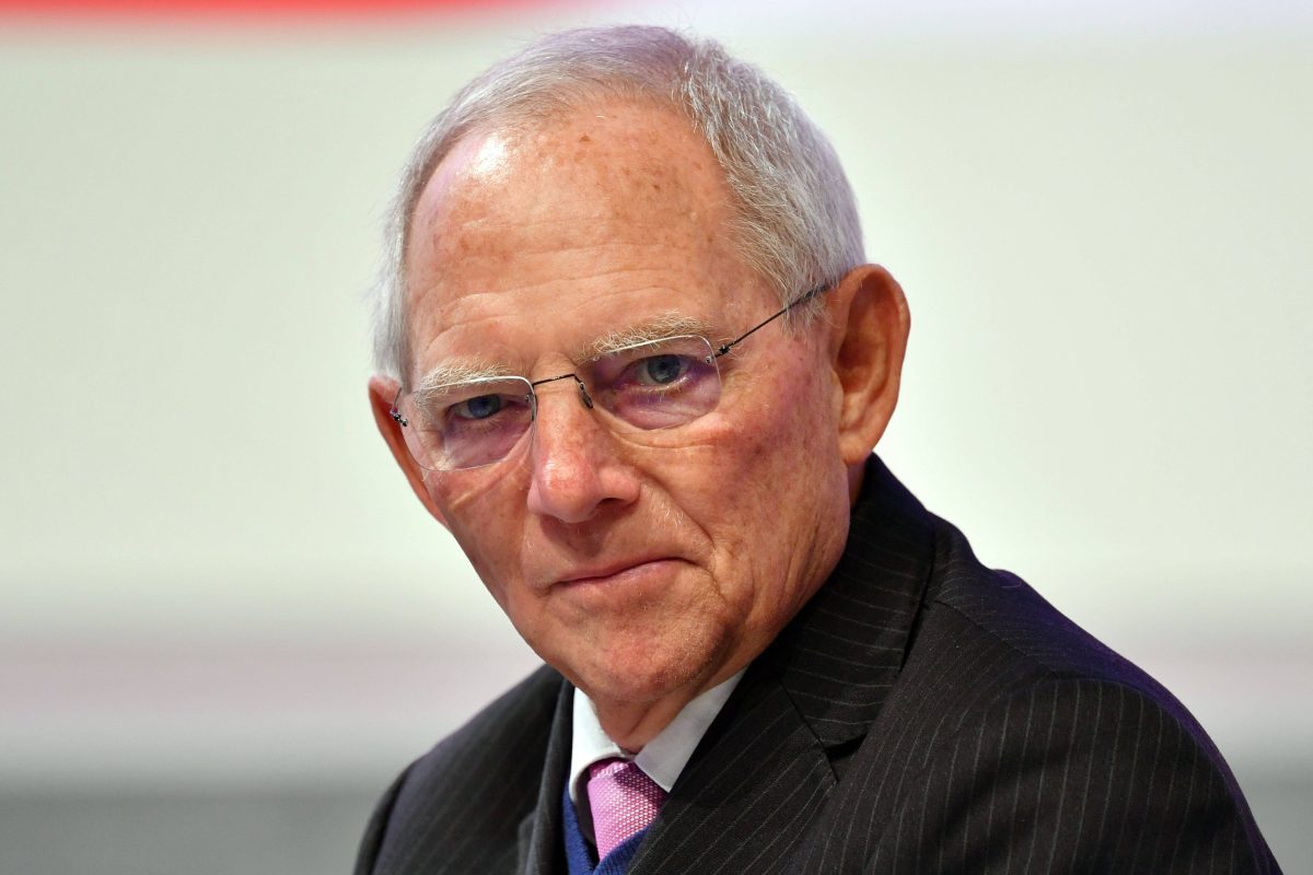Wolfgang Schäuble mit einer letzten Ermahnung an die Deutschen.