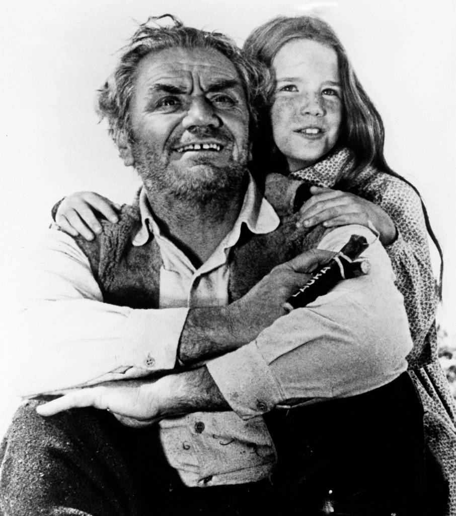 Ernest Borgnine und Melissa Gilbert.
