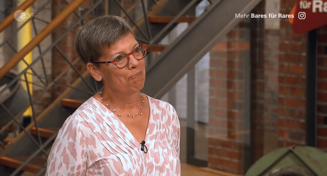 „Bares für Rares“-Kandidaten Anke macht den großen Gewinn in der Trödelshow.