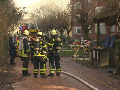 Nach einem Brand in Dortmund wurde eine Haushälfte gesperrt.