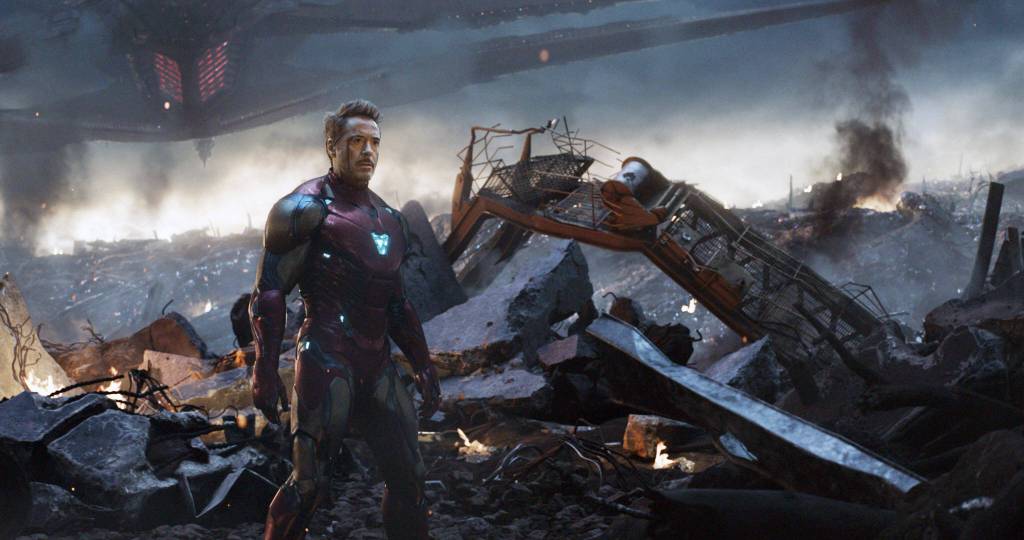Iron Man in seinem Superhelden-Anzug.