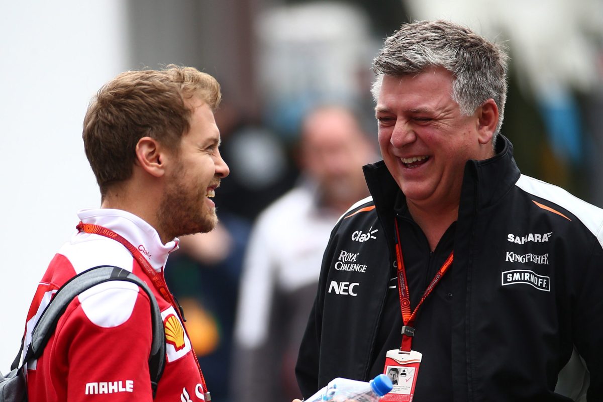 Formel 1: Sebastian Vettel und Otmar Szafnauer kennen sich.