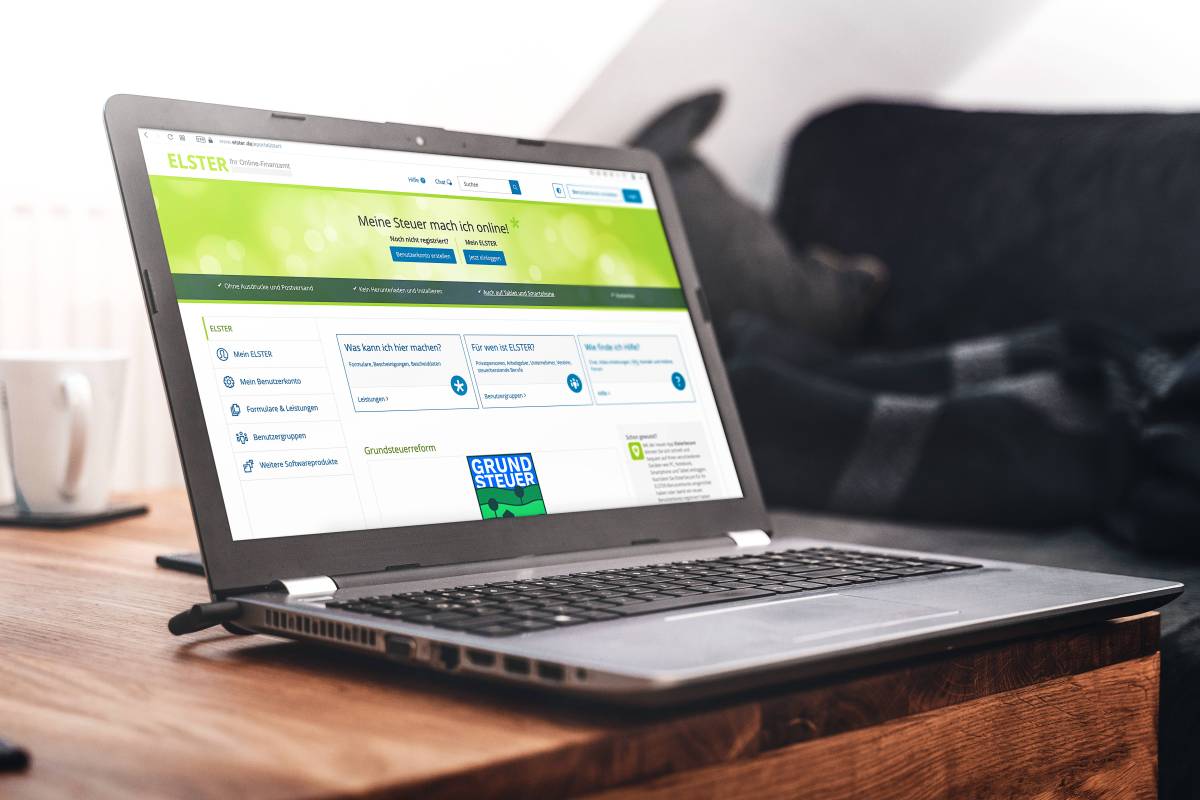 Steuer-ErklÃ¤rung online via Elster.