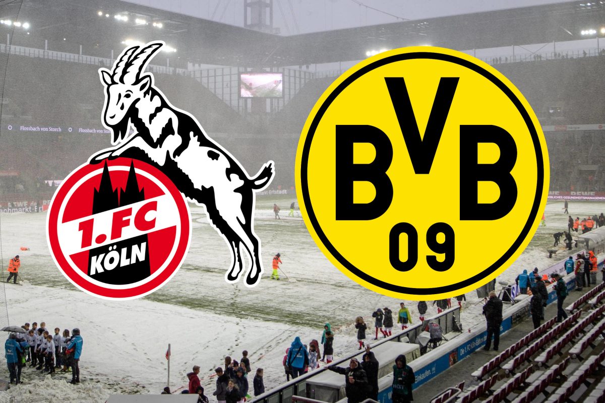 Keine Absage beim 1. FC Köln gegen Borussia Dortmund.