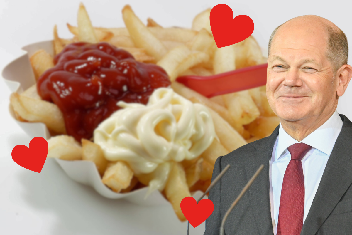 Deutsche Bürger sind empört und das Vertrauen in die Regierung sinkt. Und Kanzler Scholz? Erzählt wie er seine Pommes am liebsten isst.