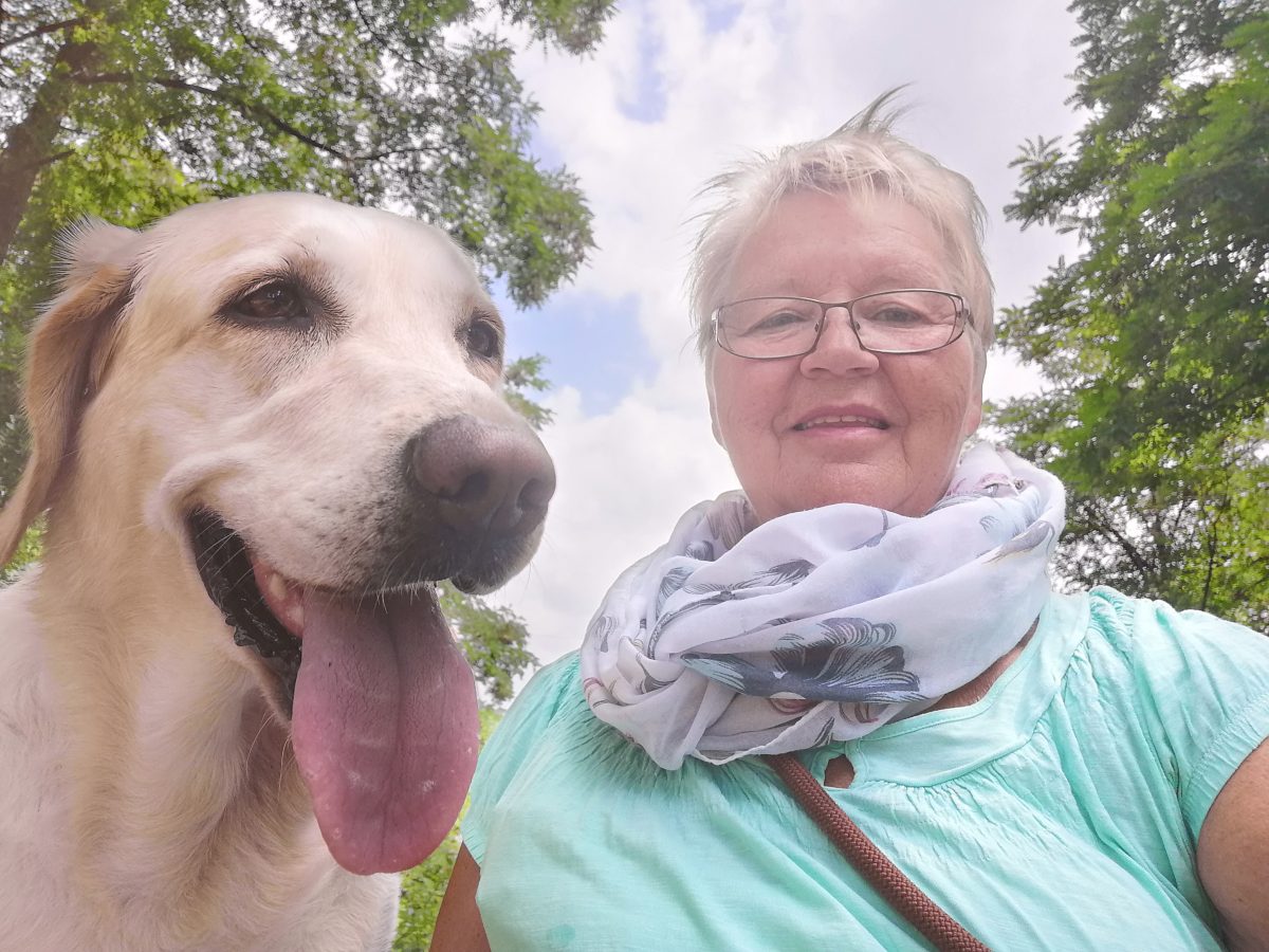 Duisburg Anne Will und Hund Emma