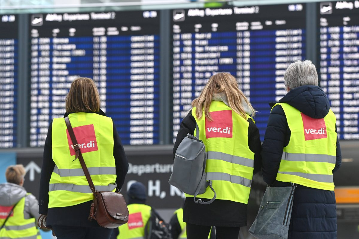 Flughafen Streik Verdi