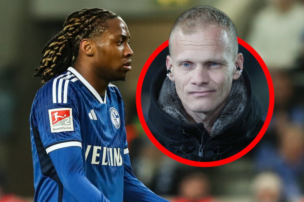 FC Schalke 04: Karel Geraerts spricht über Brandon Soppy.