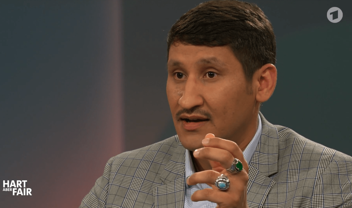 Der Afghane Arif Abdullah Haidary bei 