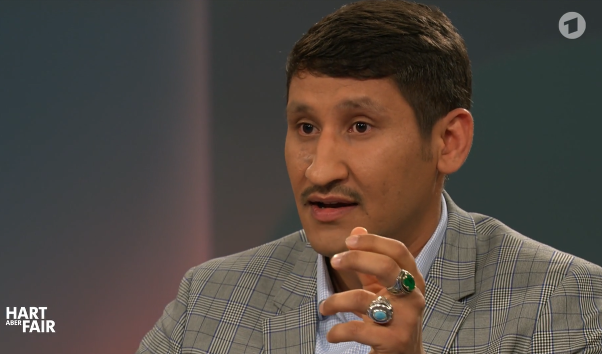 Der Afghane Arif Abdullah Haidary bei 