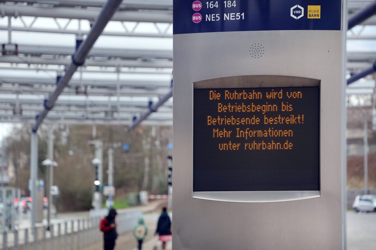 Der Ruhrbahn-Streik sorgt bei vielen NRWlern für Chaos.