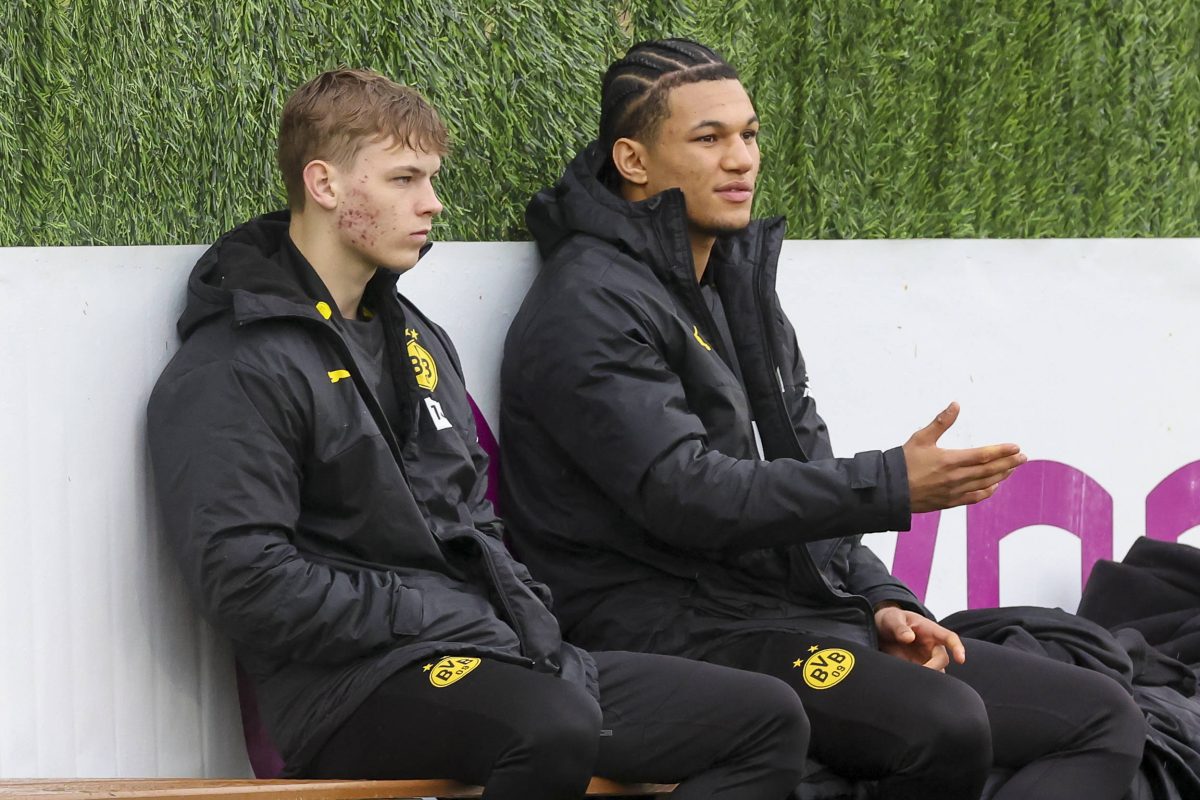 Cole Campbell (l.) und Paris Brunner sind zwei große Talente von Borussia Dortmund.