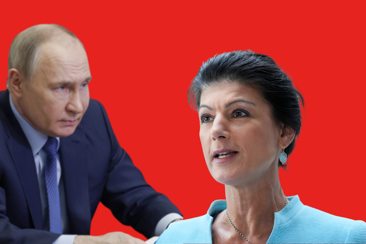 Sahra Wagenknecht unterschätzt Putin und ihre Spitzenkandidatin, Sevim Dağdelen, gibt Ex-Russland-Propagandist ein öffentliches Interview.