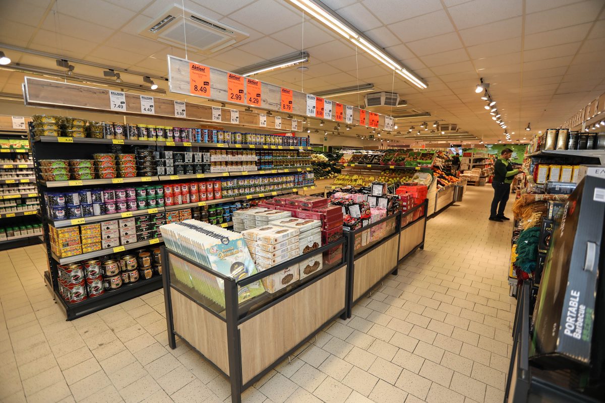 In Mülheim hat ein neuer Supermarkt eröffnet.