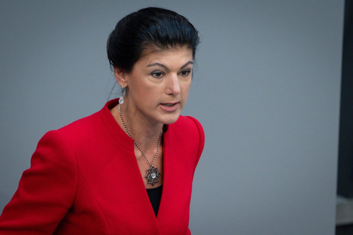 Widersprüche in ihrer Ukraine-Politik: Sahra Wagenknecht.