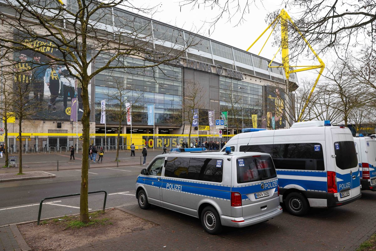 Die Polizei war nach der Niederlage von Borussia Dortmund gefordert.