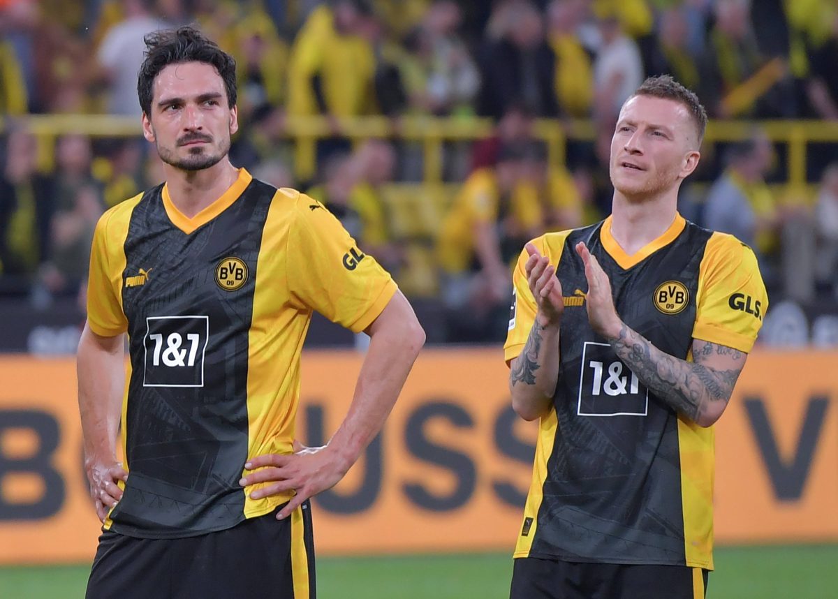 Borussia Dortmund: Marco Reus (r.) und Mats Hummels schauen enttäuscht.