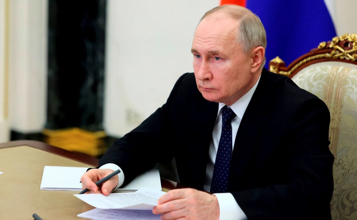 Putin versichert in einem Video, dass Russland angeblich keine anderen Länder angreifen könnte.