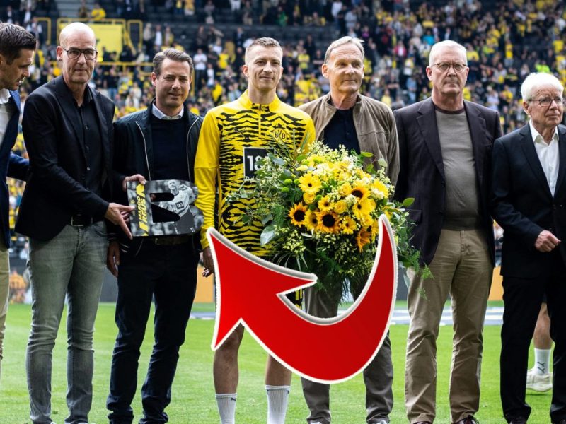 Borussia Dortmund verabschiedet Marco Reus – DIESES besondere Geschenk gabs vom Verein
