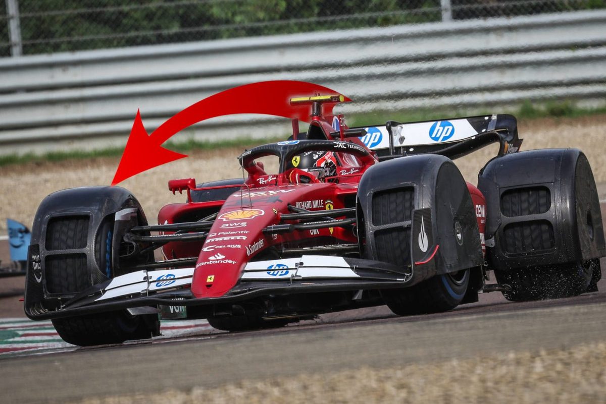 Formel 1: Nanu, irgendwas stimmt an diesem Ferrari doch nicht.