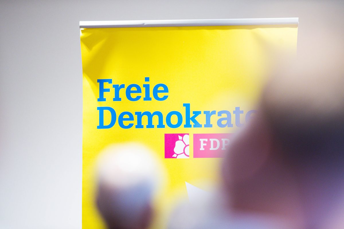 Mitten im Wahlkampf zur Europawahl sorgt die FDP mit einem Wahlplakat in Chemnitz für Schlagzeilen.