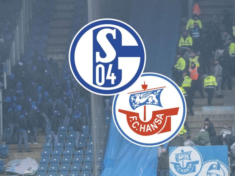 Schalke – Rostock: Hässliche Szenen vor Anpfiff – Massenschlägerei in Gelsenkirchen