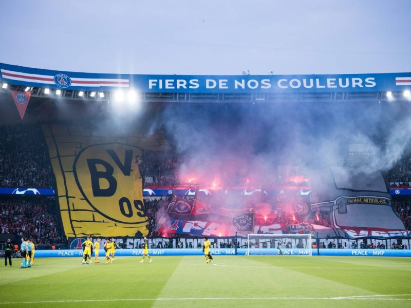 PSG – BVB: Fiese Provokation! PSG-Ultras lassen BVB-Fans wüten