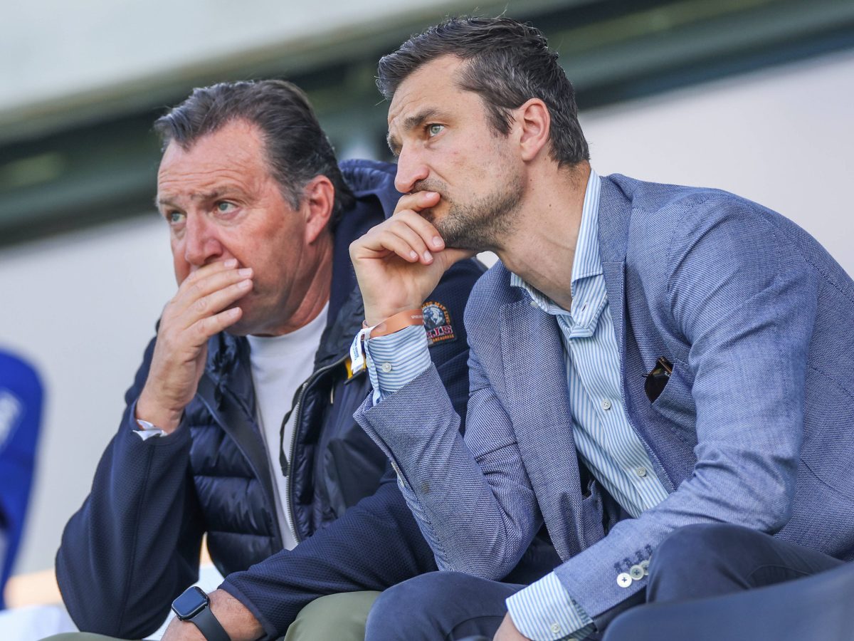 Planen den FC Schalke 04 neu: Marc Wilmots und Matthias Tillmann.